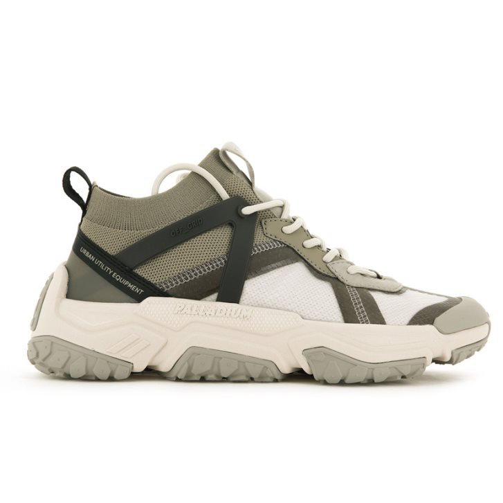 Pánské Tenisky Palladium Off-grid LO Adventure Olivy Zelené | CZ TPM-64W